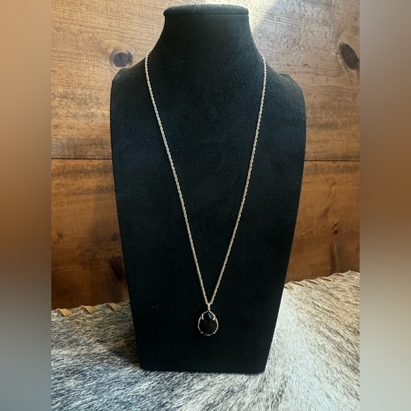 Kendra Scott Black Pendant Necklace - Picture 2 of 3